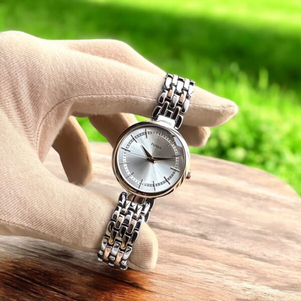 Fossil Silver Watch For Women & Girls