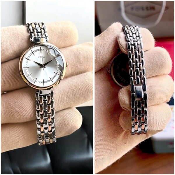 Fossil Silver Watch For Women & Girls - Image 2