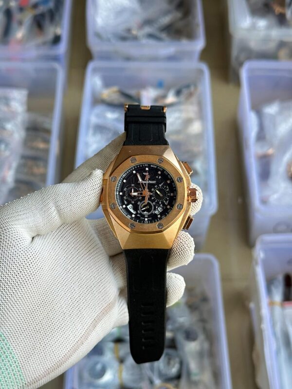 Audemans Piguet Watch For Man (Golden & Black)